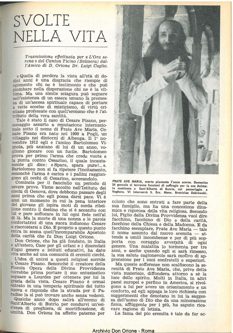 La piccola Opera della Divina Provvidenza, 60, 02, 15-01-1965, pagina 11
