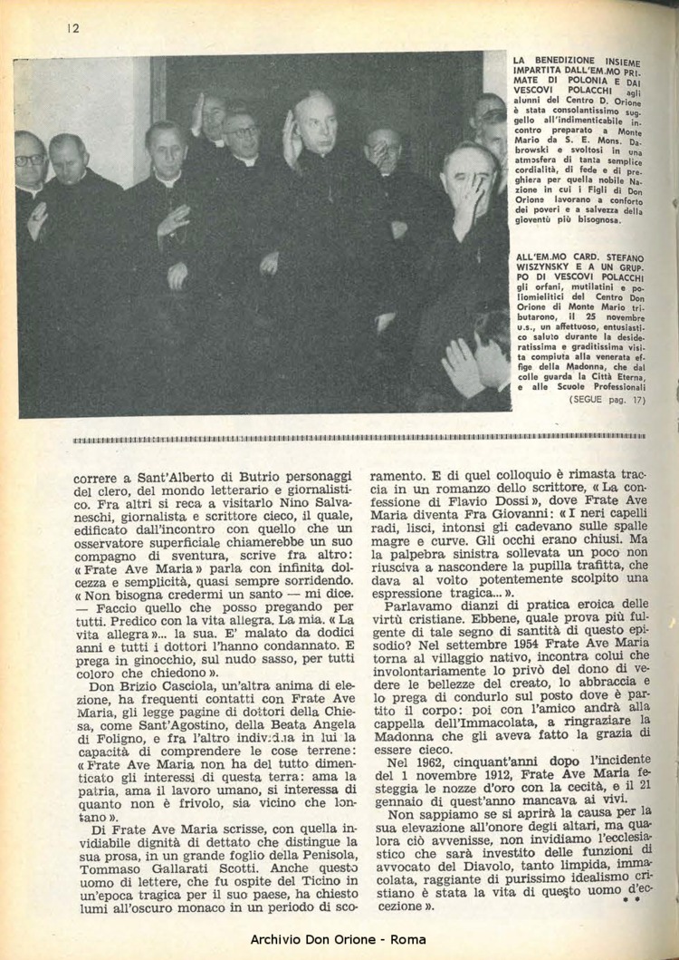 La piccola Opera della Divina Provvidenza, 60, 02, 15-01-1965, pagina 12