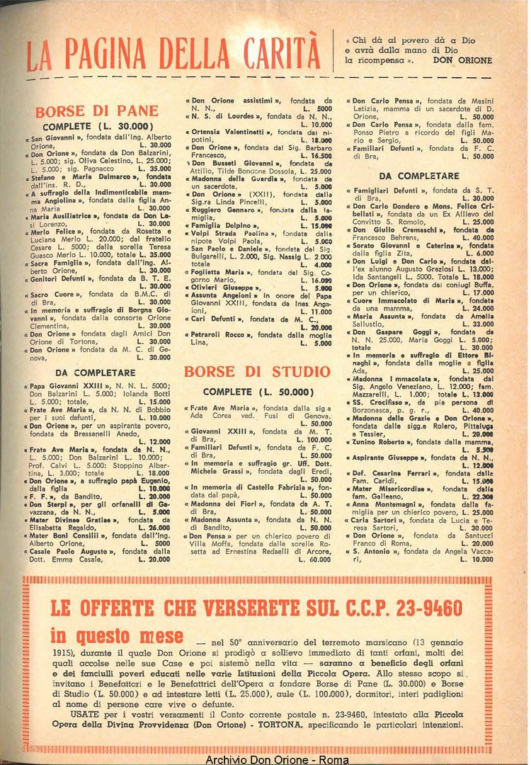 La piccola Opera della Divina Provvidenza, 60, 02, 15-01-1965, pagina 19