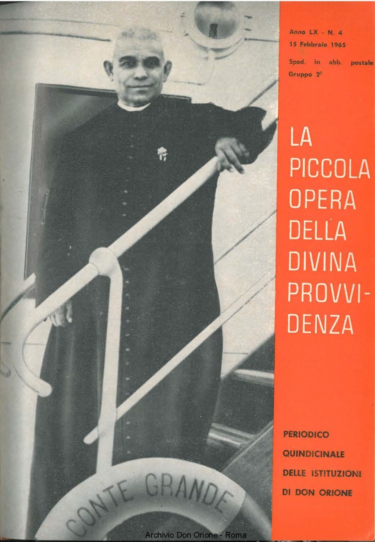 La piccola Opera della Divina Provvidenza, 60, 04, 15-02-1965, pagina 1