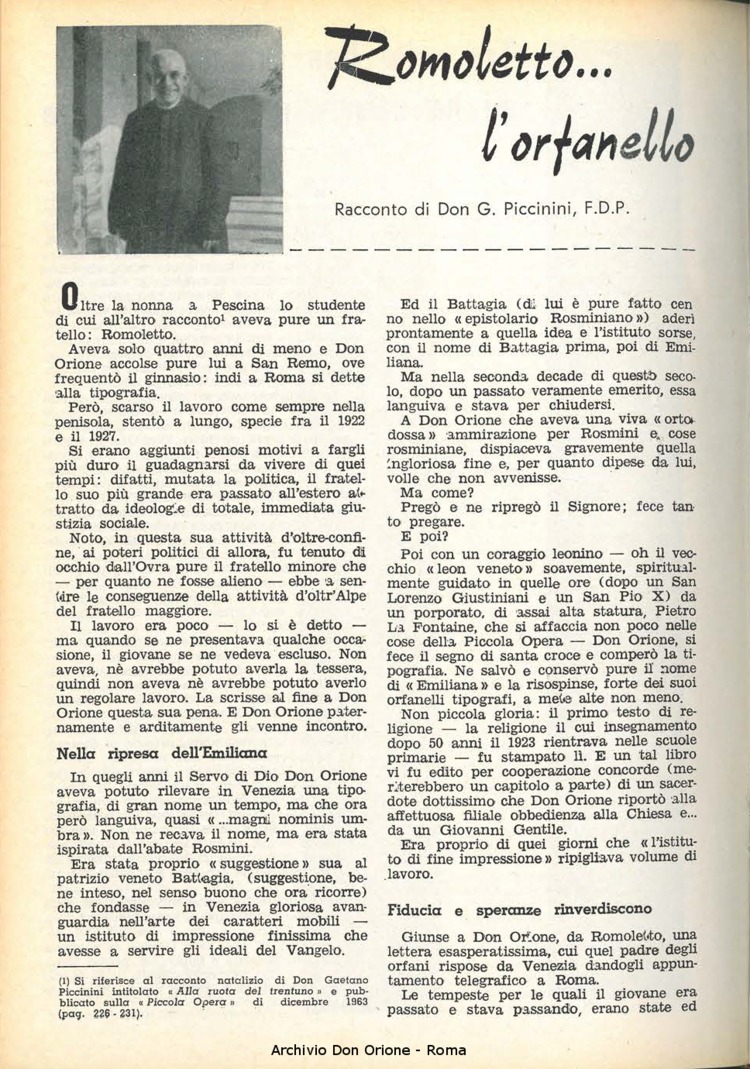 La piccola Opera della Divina Provvidenza, 60, 04, 15-02-1965, pagina 8