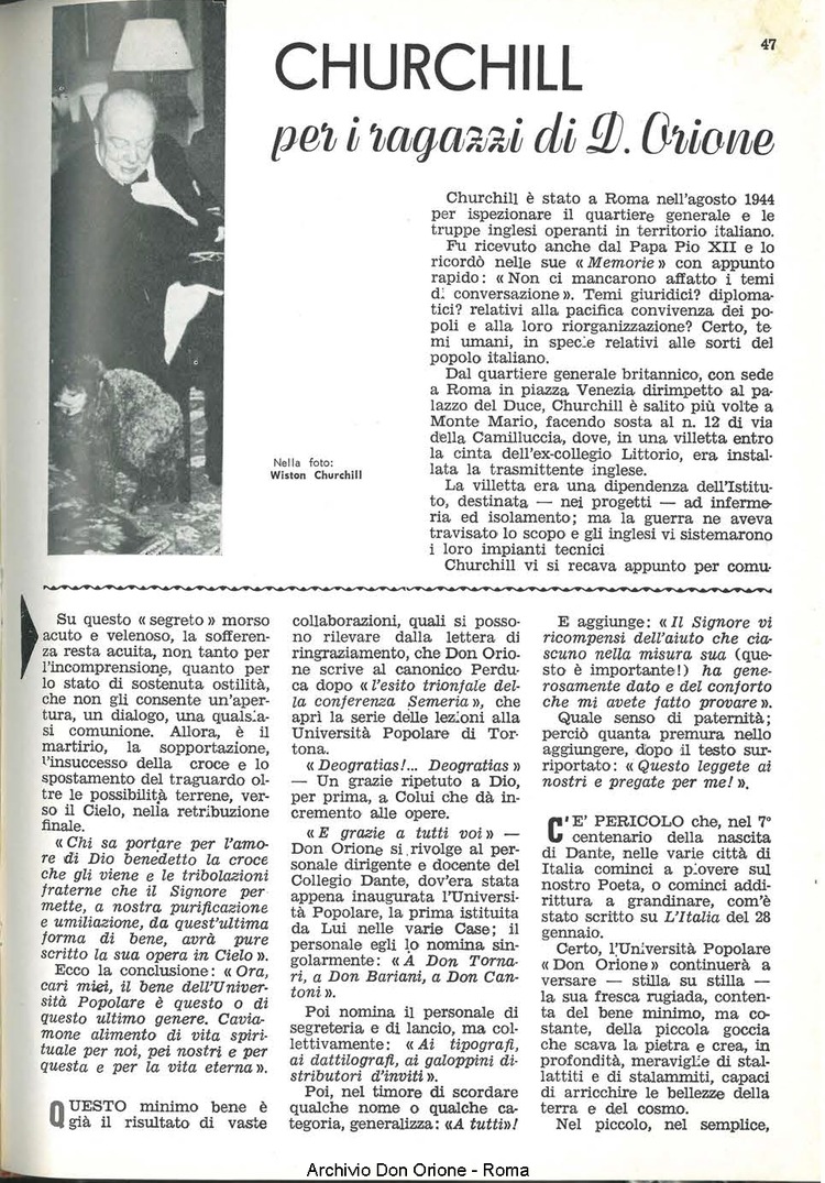 La piccola Opera della Divina Provvidenza, 60, 05, 01-03-1965, pagina 7