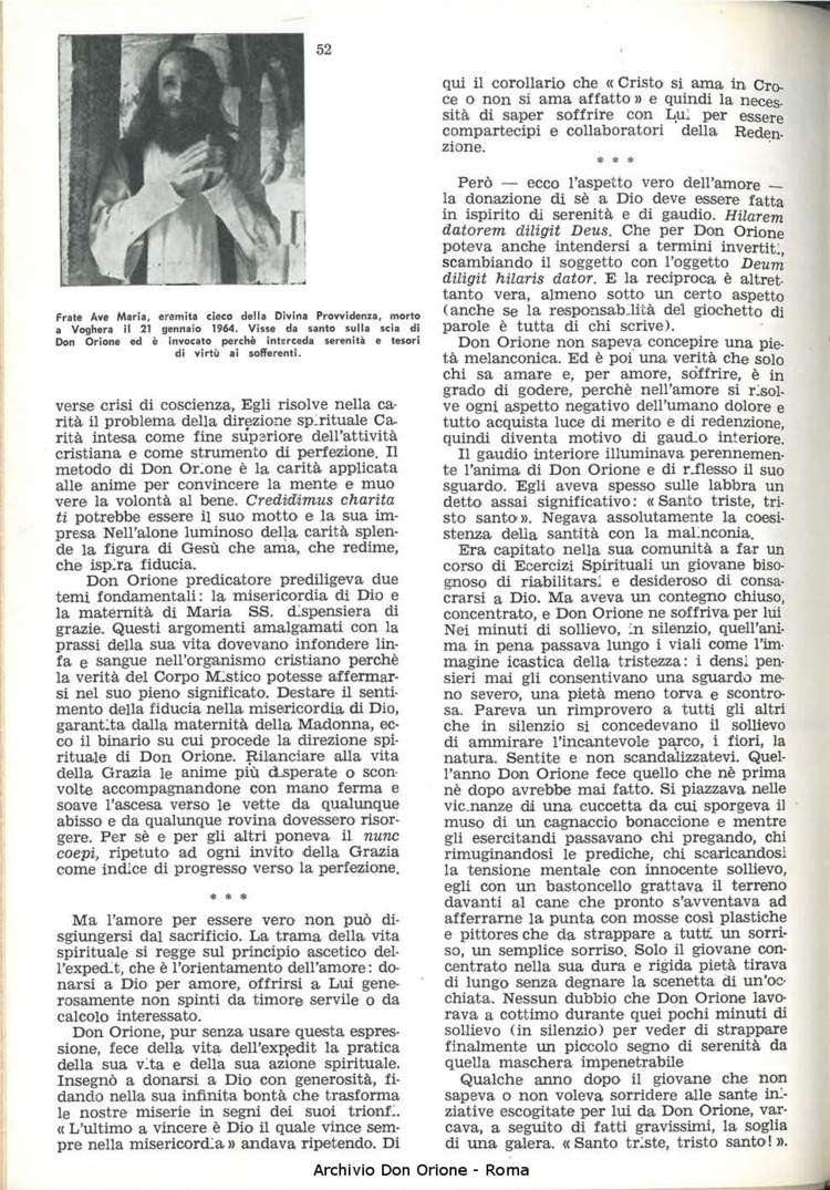 La piccola Opera della Divina Provvidenza, 60, 05, 01-03-1965, pagina 12