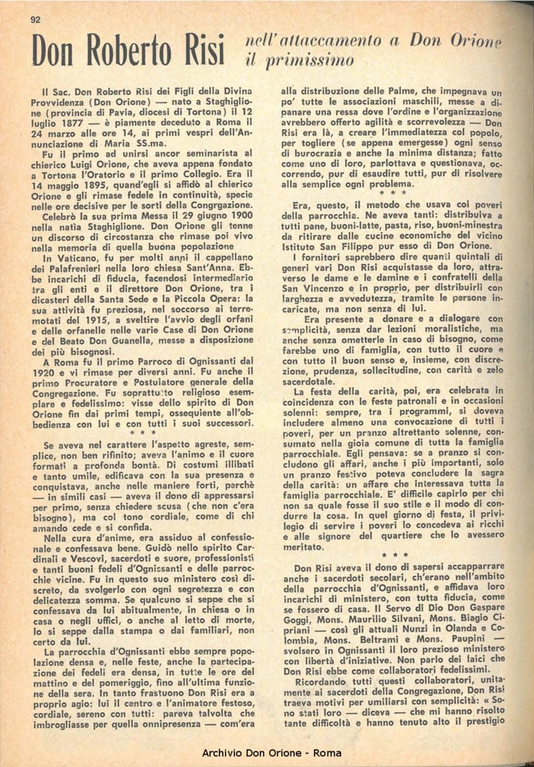 La piccola Opera della Divina Provvidenza, 60, 08, 15-04-1965, pagina 34