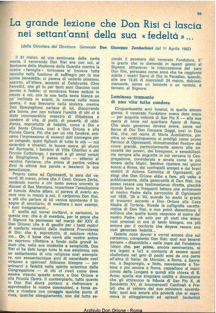La piccola Opera della Divina Provvidenza, 60, 08, 15-04-1965, pagina 37