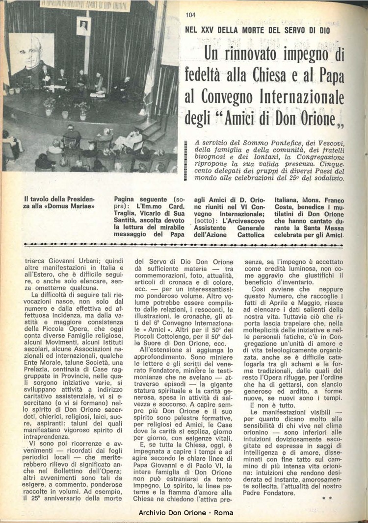 La piccola Opera della Divina Provvidenza, 60, 10, 15-05-1965, pagina 4
