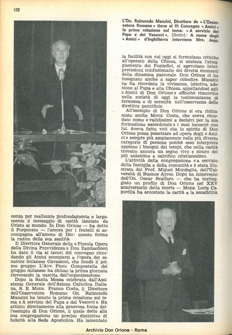 La piccola Opera della Divina Provvidenza, 60, 10, 15-05-1965, pagina 8