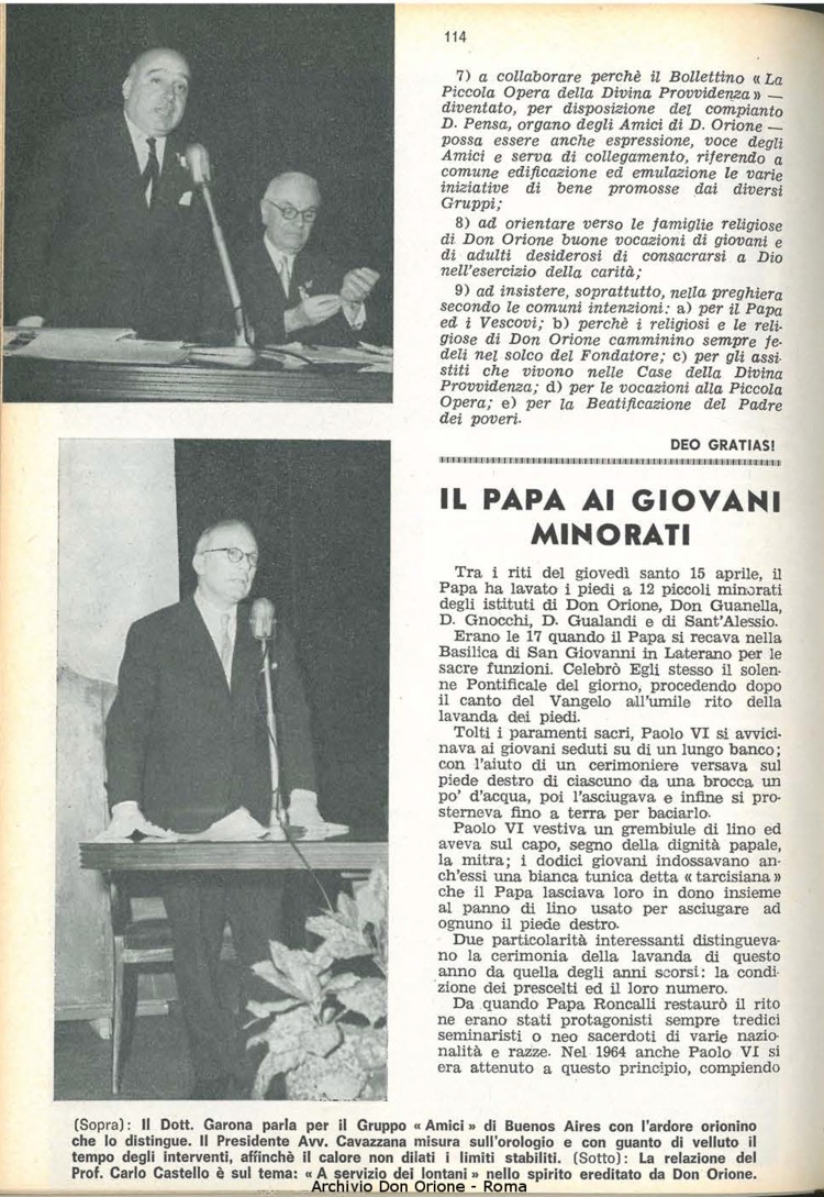 La piccola Opera della Divina Provvidenza, 60, 10, 15-05-1965, pagina 14
