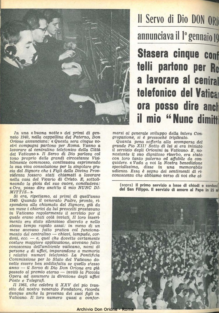 La piccola Opera della Divina Provvidenza, 60, 10, 15-05-1965, pagina 20