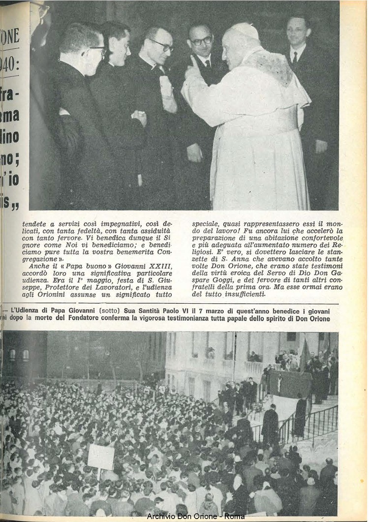 La piccola Opera della Divina Provvidenza, 60, 10, 15-05-1965, pagina 21