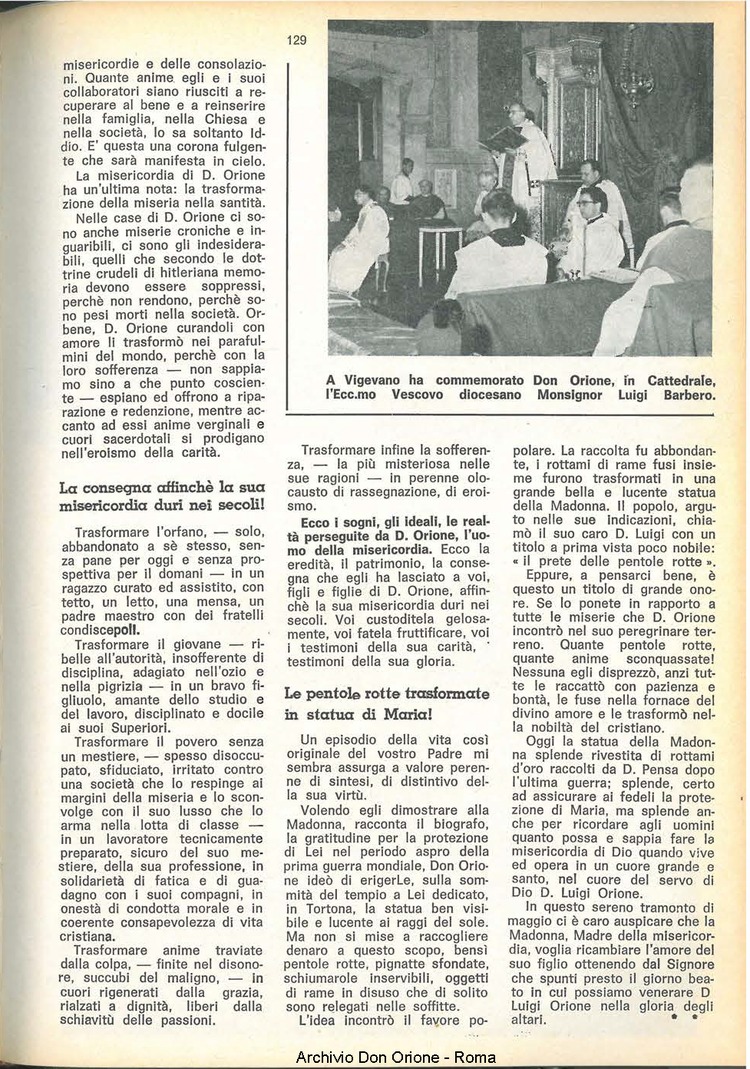 La piccola Opera della Divina Provvidenza, 60, 10, 15-05-1965, pagina 29