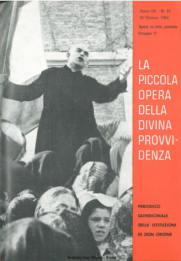 La piccola Opera della Divina Provvidenza, 60, 12, 15-06-1965, pagina 1