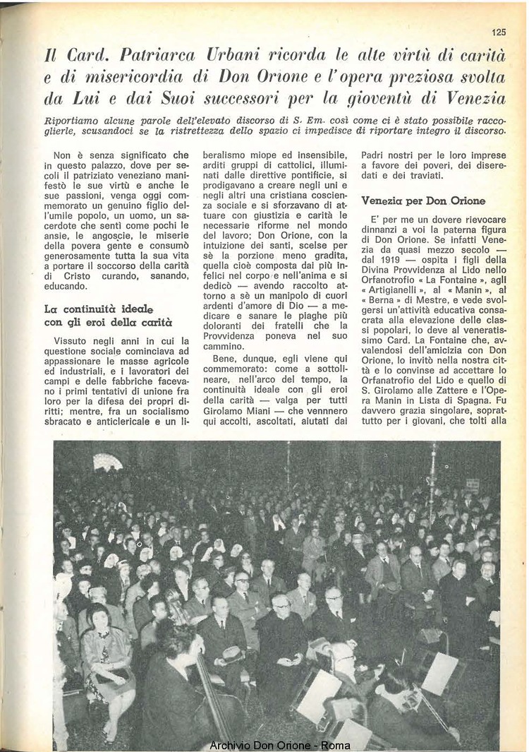 La piccola Opera della Divina Provvidenza, 60, 12, 15-06-1965, pagina 25