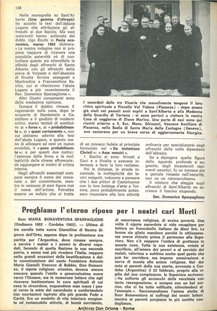 La piccola Opera della Divina Provvidenza, 60, 12, 15-06-1965, pagina 38