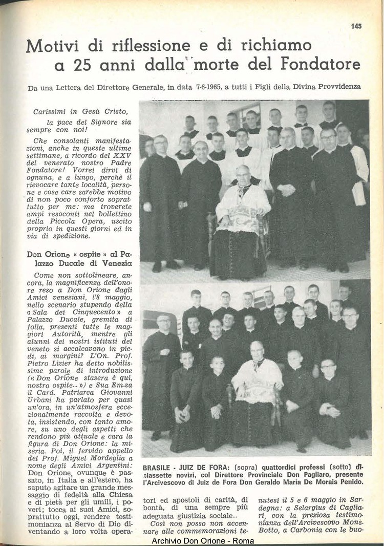 La piccola Opera della Divina Provvidenza, 60, 14, 15-07-1965, pagina 5