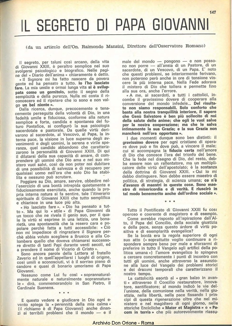 La piccola Opera della Divina Provvidenza, 60, 14, 15-07-1965, pagina 7