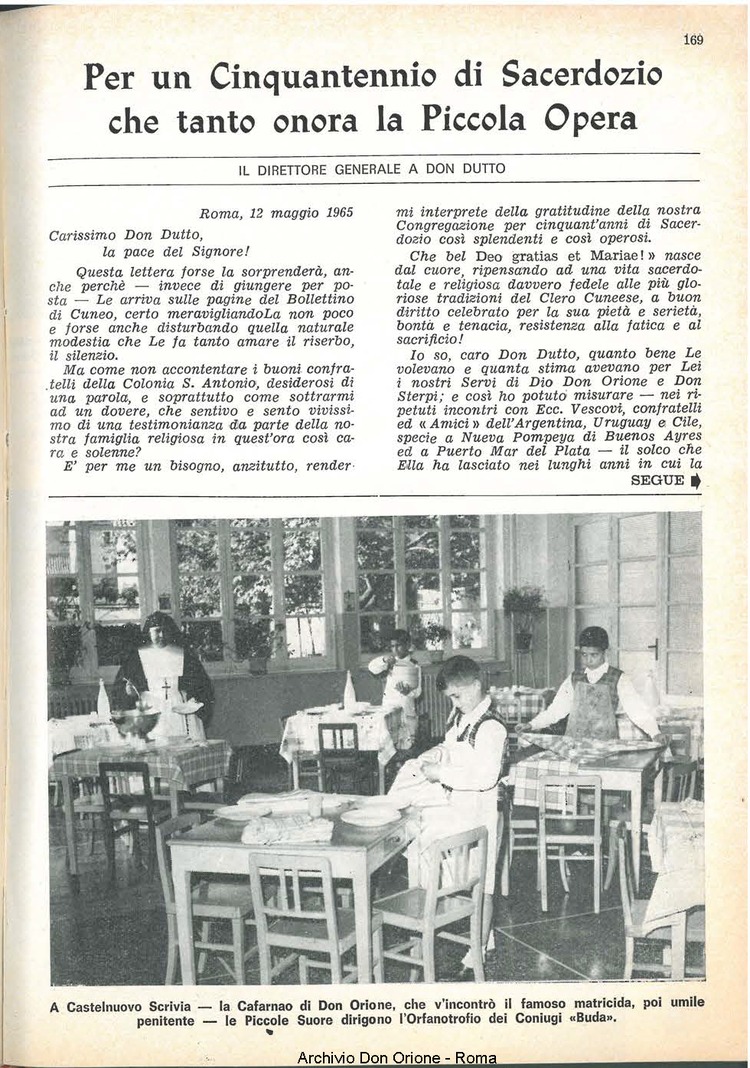 La piccola Opera della Divina Provvidenza, 60, 16, 15-08-1965, pagina 9