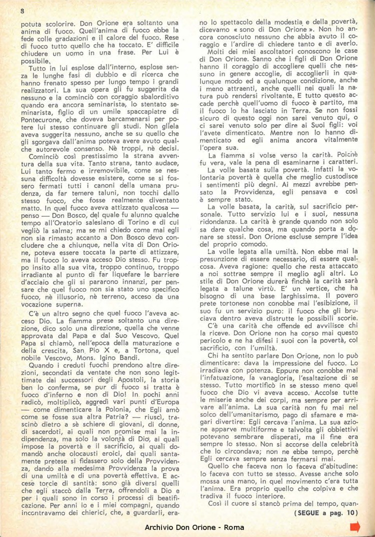 La piccola Opera della Divina Provvidenza, 60, 17, 01-09-1965, pagina 8