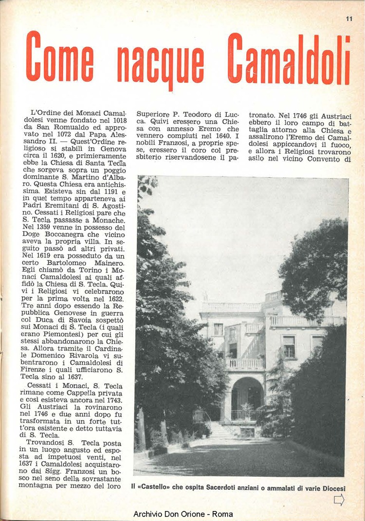 La piccola Opera della Divina Provvidenza, 60, 17, 01-09-1965, pagina 11
