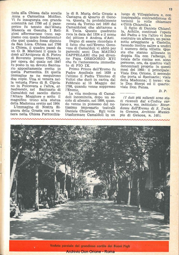 La piccola Opera della Divina Provvidenza, 60, 17, 01-09-1965, pagina 13