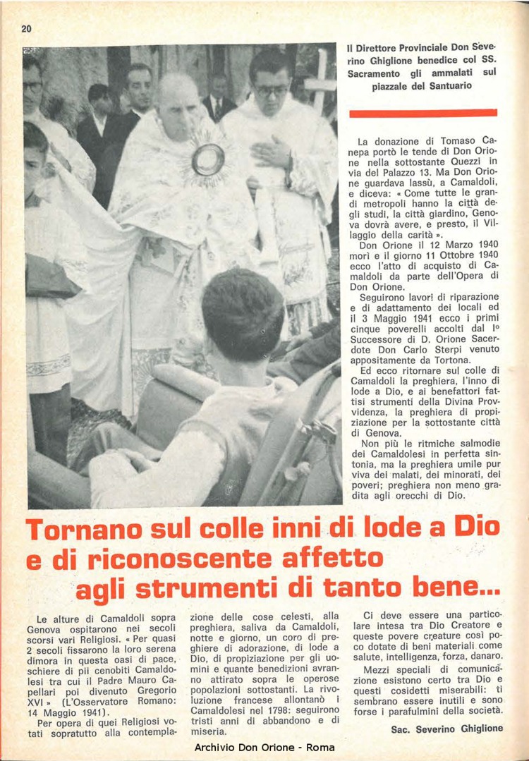 La piccola Opera della Divina Provvidenza, 60, 17, 01-09-1965, pagina 20
