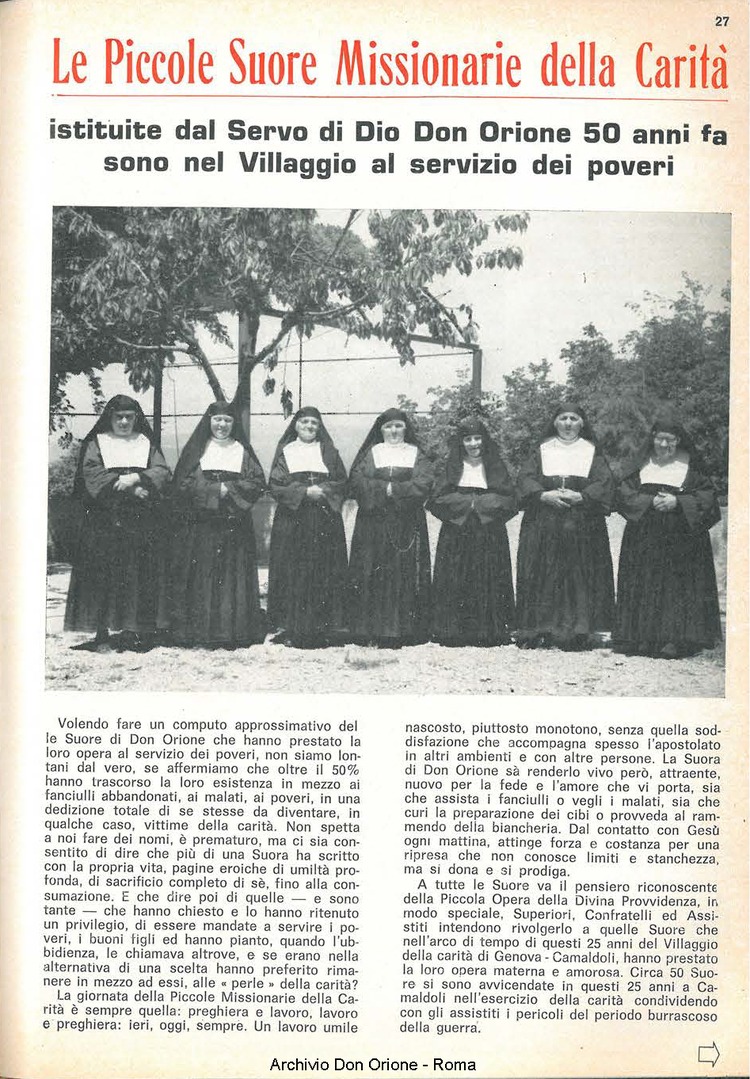 La piccola Opera della Divina Provvidenza, 60, 17, 01-09-1965, pagina 27