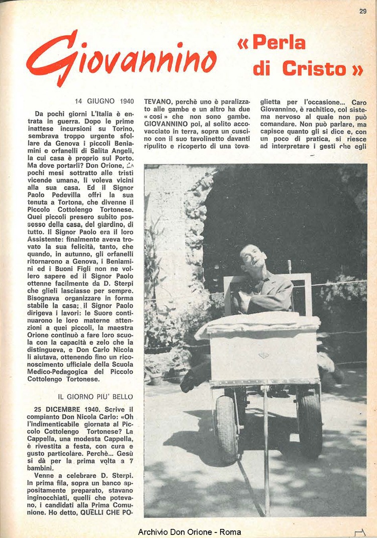 La piccola Opera della Divina Provvidenza, 60, 17, 01-09-1965, pagina 29