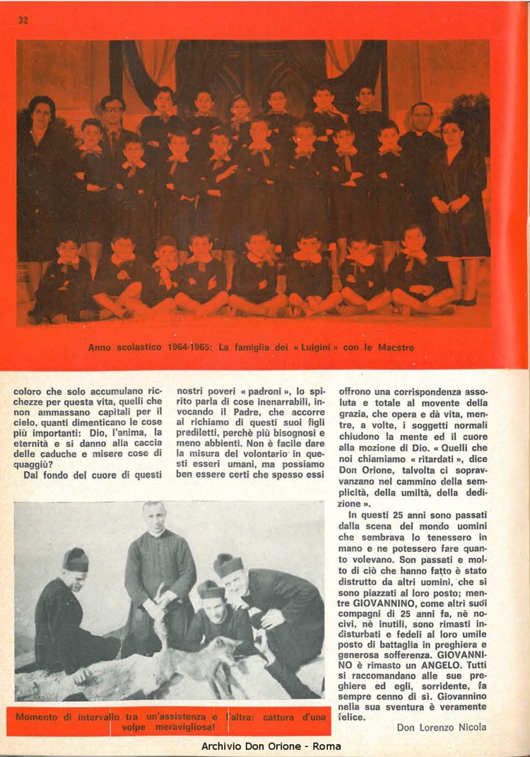 La piccola Opera della Divina Provvidenza, 60, 17, 01-09-1965, pagina 32