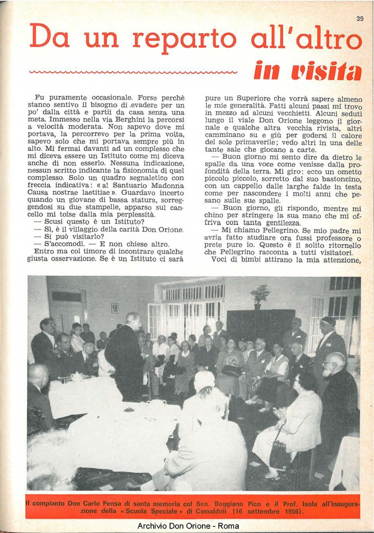 La piccola Opera della Divina Provvidenza, 60, 17, 01-09-1965, pagina 39