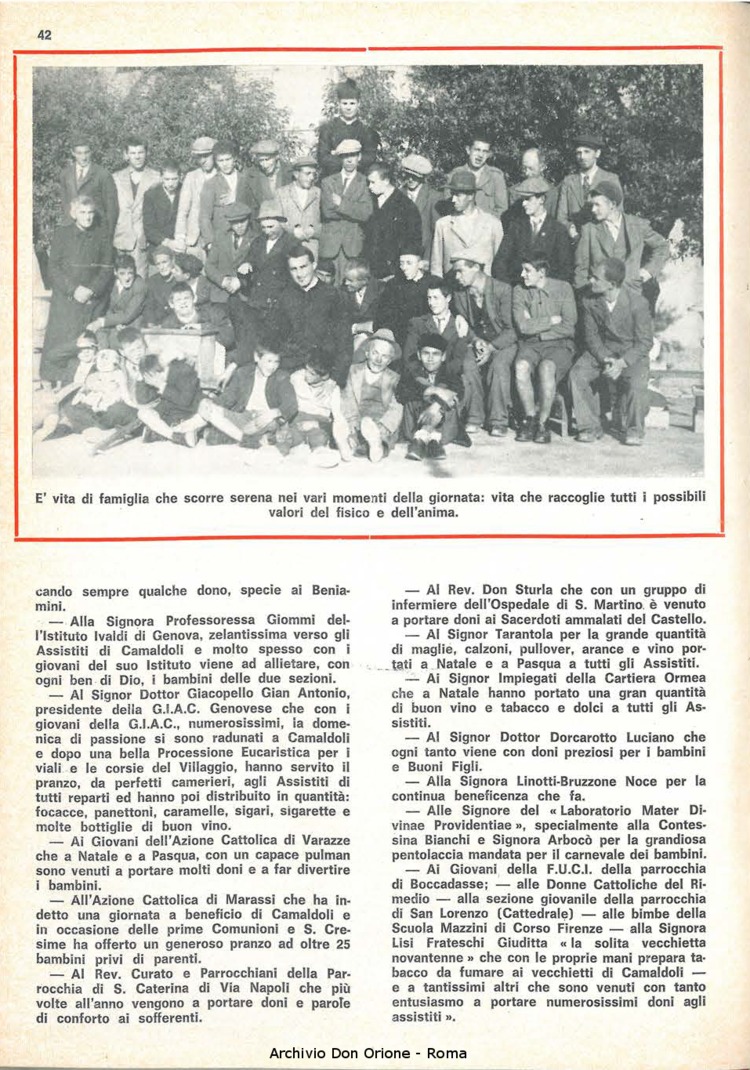 La piccola Opera della Divina Provvidenza, 60, 17, 01-09-1965, pagina 42