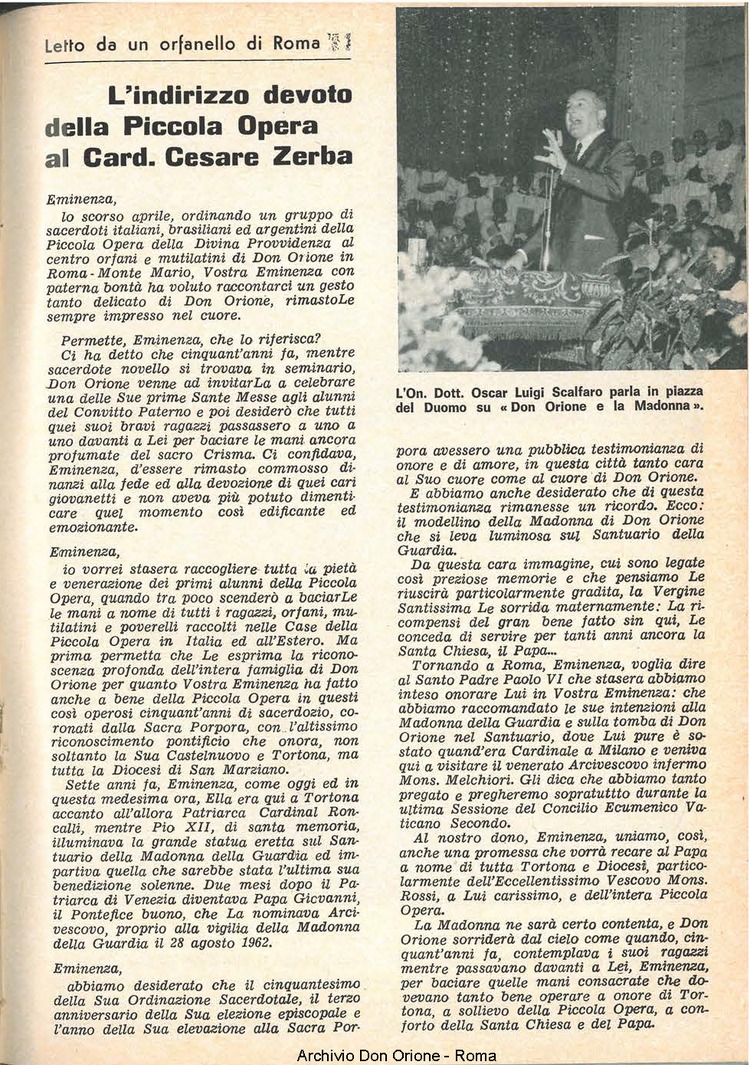 La piccola Opera della Divina Provvidenza, 60, 18, 15-09-1965, pagina 9