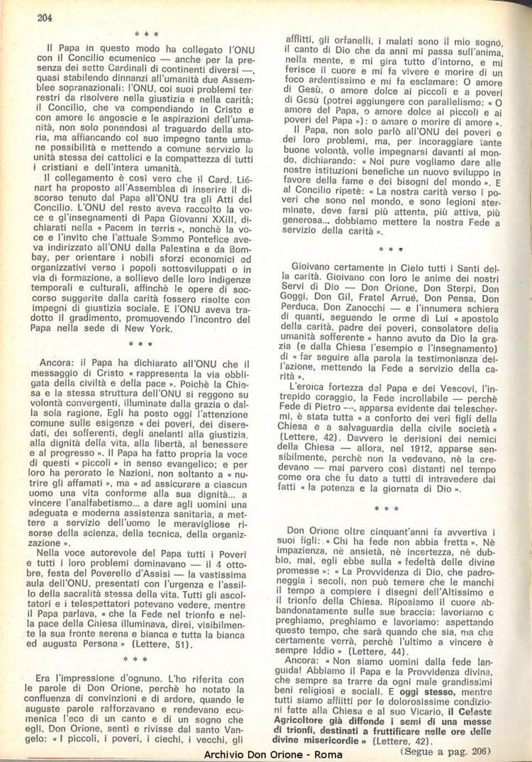 La piccola Opera della Divina Provvidenza, 60, 20, 15-10-1965, pagina 4