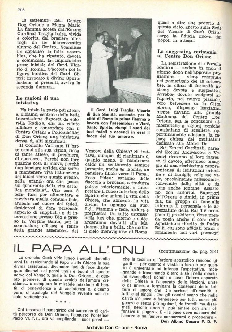 La piccola Opera della Divina Provvidenza, 60, 20, 15-10-1965, pagina 6