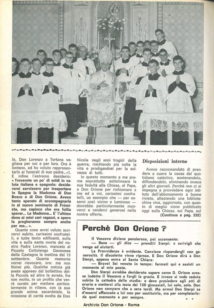 La piccola Opera della Divina Provvidenza, 60, 21, 01-11-1965, pagina 10