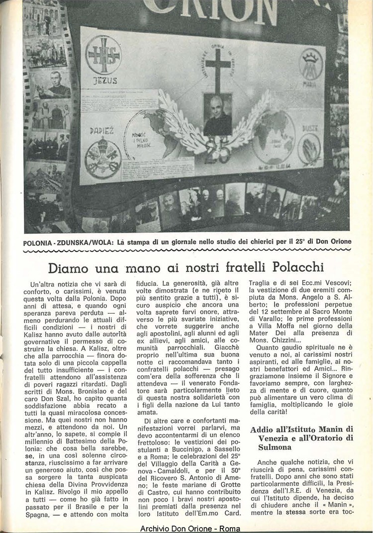 La piccola Opera della Divina Provvidenza, 60, 21, 01-11-1965, pagina 15