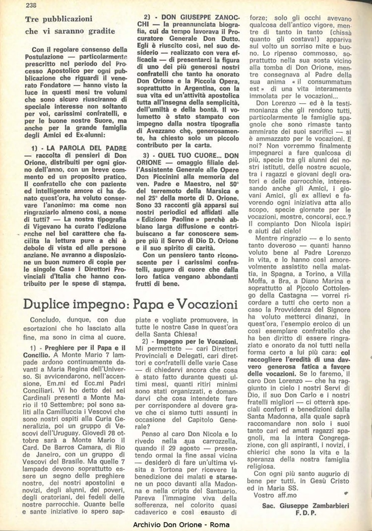 La piccola Opera della Divina Provvidenza, 60, 21, 01-11-1965, pagina 18