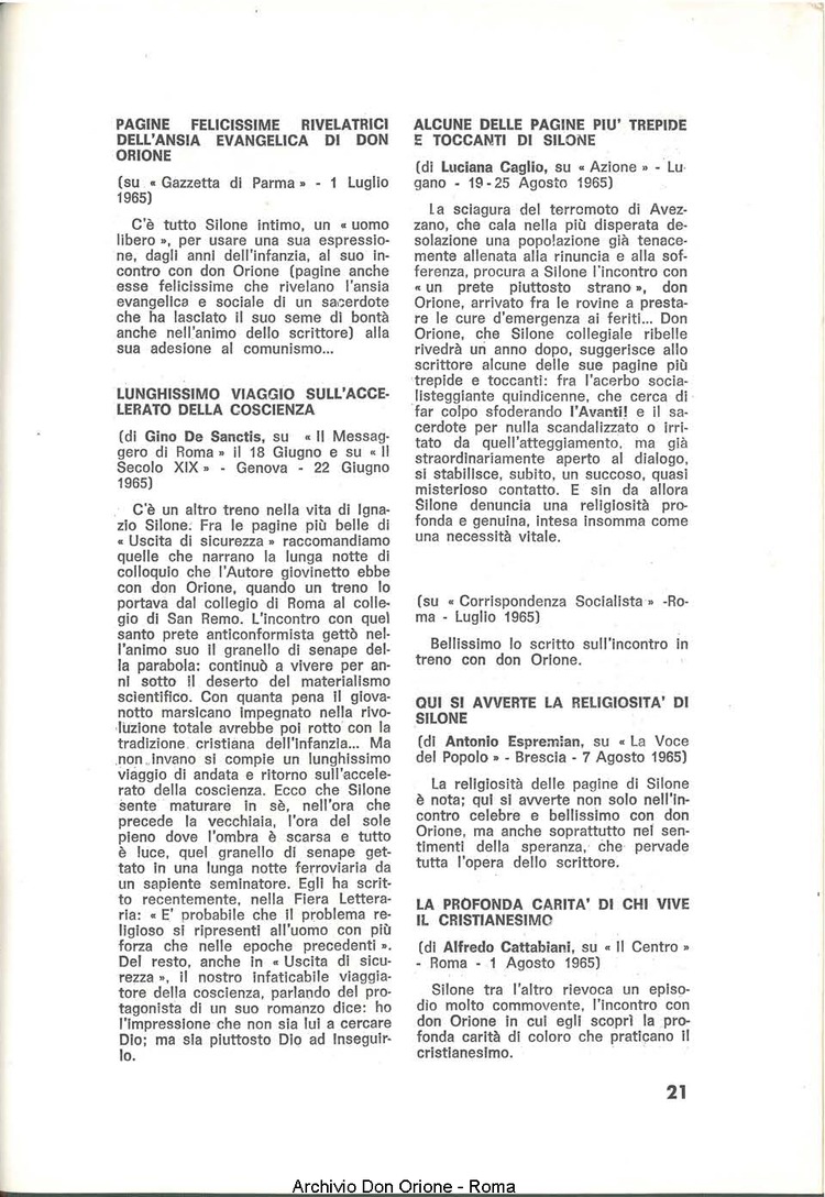 La piccola Opera della Divina Provvidenza, 60, 23, 01-12-1965, pagina 23