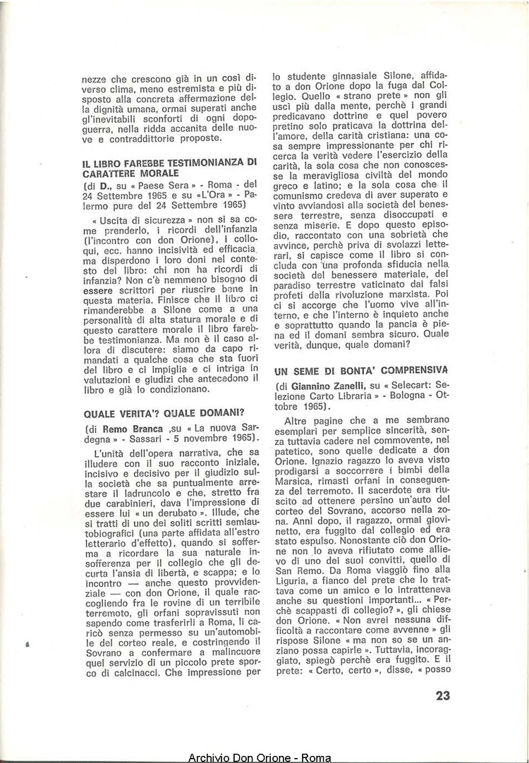 La piccola Opera della Divina Provvidenza, 60, 23, 01-12-1965, pagina 25
