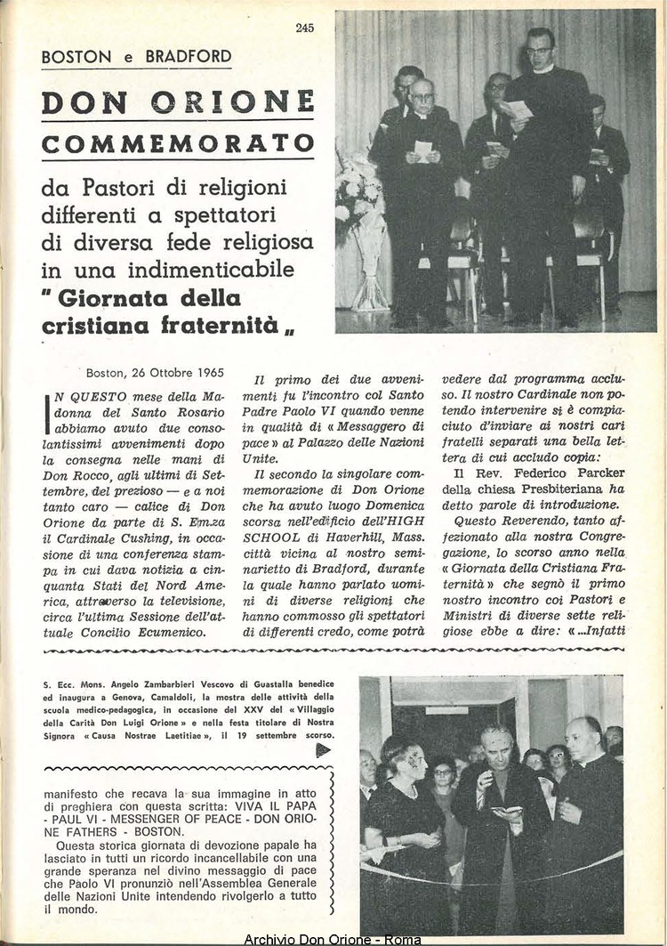 La piccola Opera della Divina Provvidenza, 60, 24, 15-12-1965, pagina 5