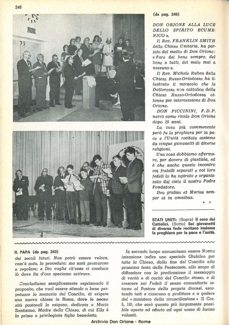 La piccola Opera della Divina Provvidenza, 60, 24, 15-12-1965, pagina 8