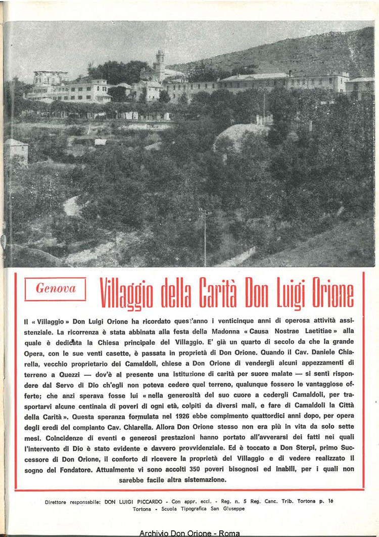La piccola Opera della Divina Provvidenza, 60, 24, 15-12-1965, pagina 19