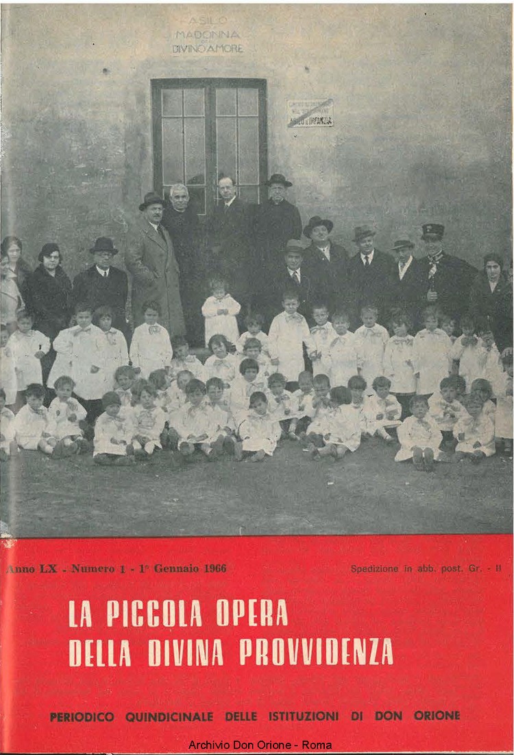 La piccola Opera della Divina Provvidenza, 61, 01, 01-01-1966, pagina 1