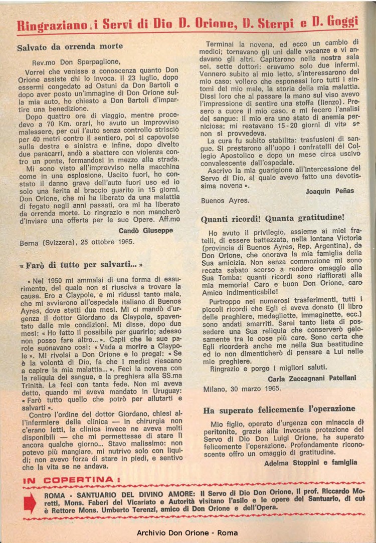 La piccola Opera della Divina Provvidenza, 61, 01, 01-01-1966, pagina 2