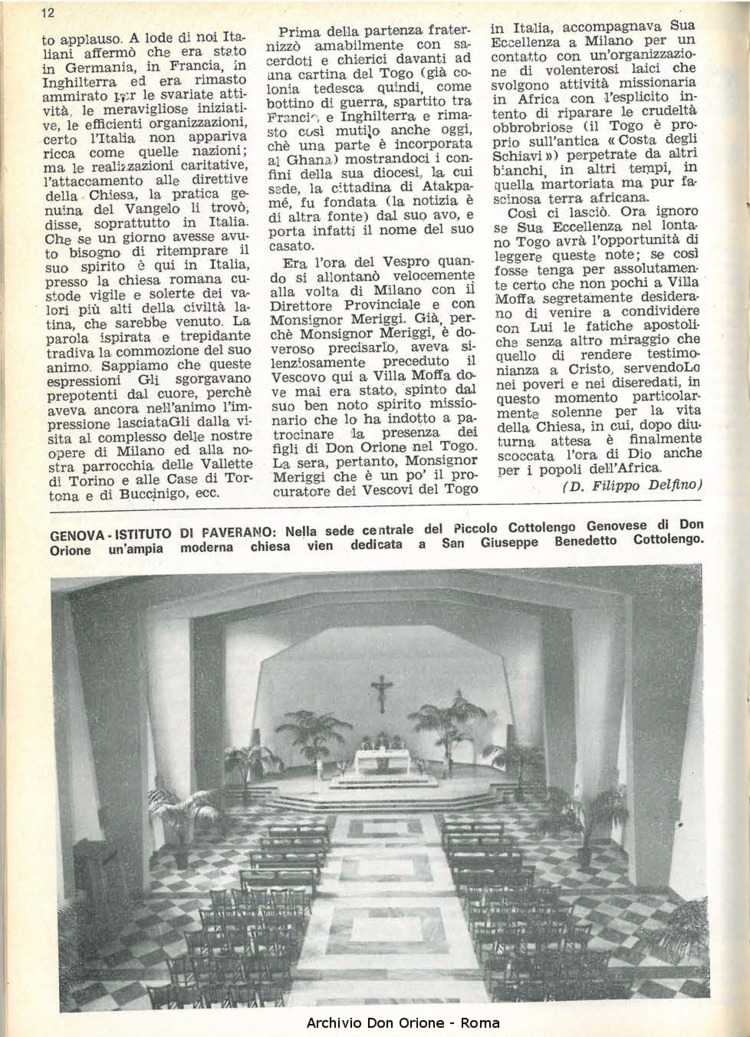 La piccola Opera della Divina Provvidenza, 61, 01, 01-01-1966, pagina 12