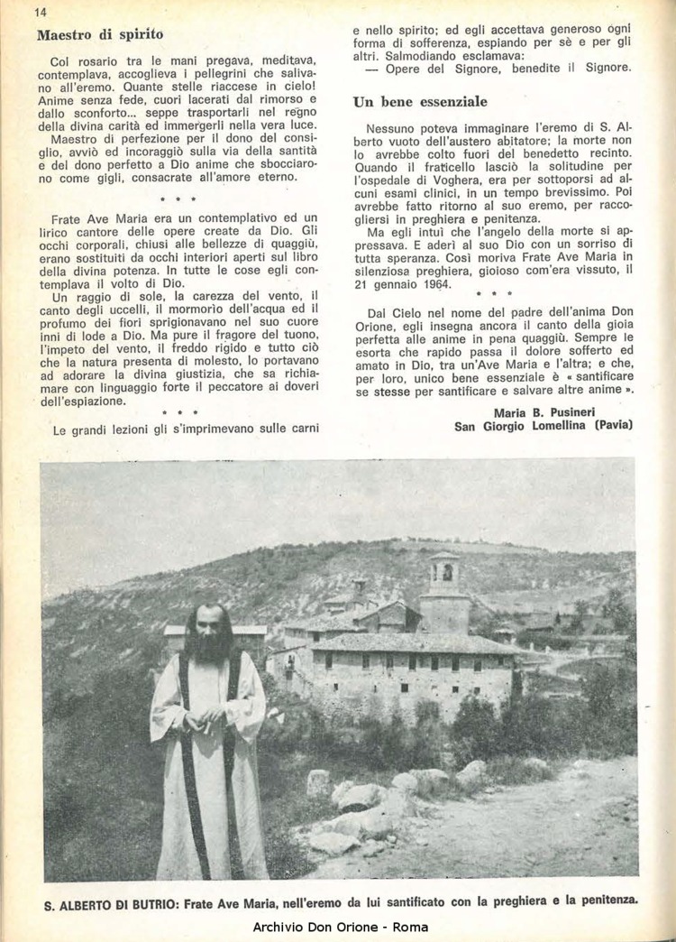 La piccola Opera della Divina Provvidenza, 61, 01, 01-01-1966, pagina 14