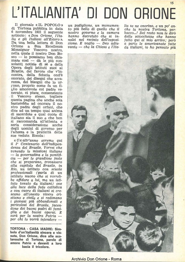 La piccola Opera della Divina Provvidenza, 61, 01, 01-01-1966, pagina 15