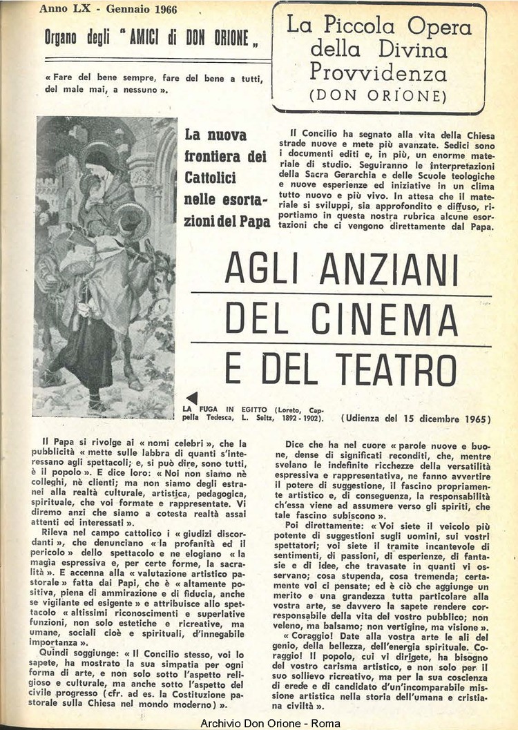 La piccola Opera della Divina Provvidenza, 61, 01, 01-01-1966, pagina 23