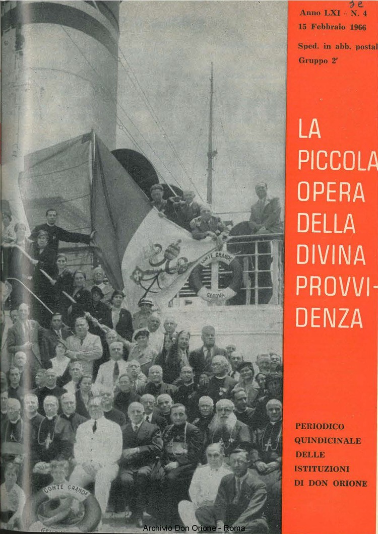 La piccola Opera della Divina Provvidenza, 61, 03_04, 15-02-1966, pagina 1