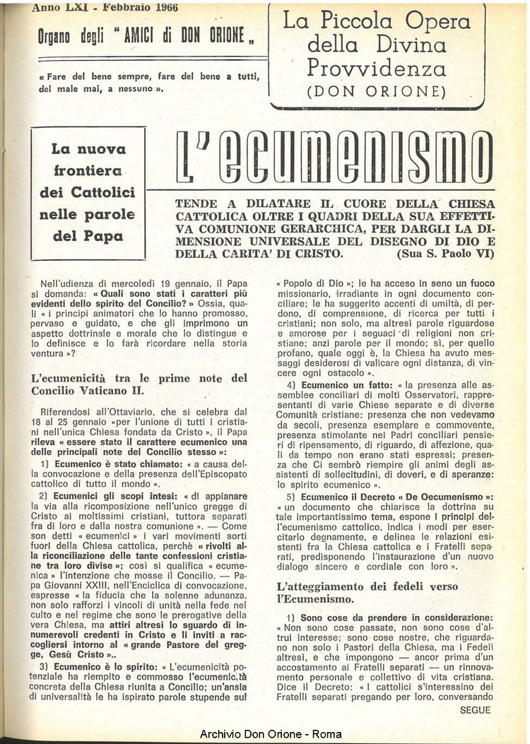 La piccola Opera della Divina Provvidenza, 61, 03_04, 15-02-1966, pagina 3