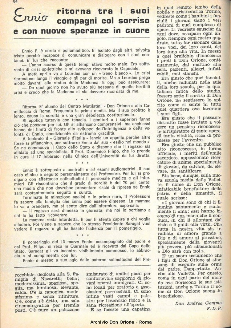 La piccola Opera della Divina Provvidenza, 61, 07, 01-04-1966, pagina 24